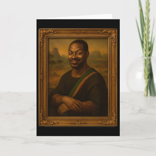 Schwarze Mana Lisa Mann Afroamerikaner Schwarze Ge Karte