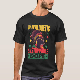 Schwarze Männer unentschuldbar. Nicht aufzuhalten. T-Shirt