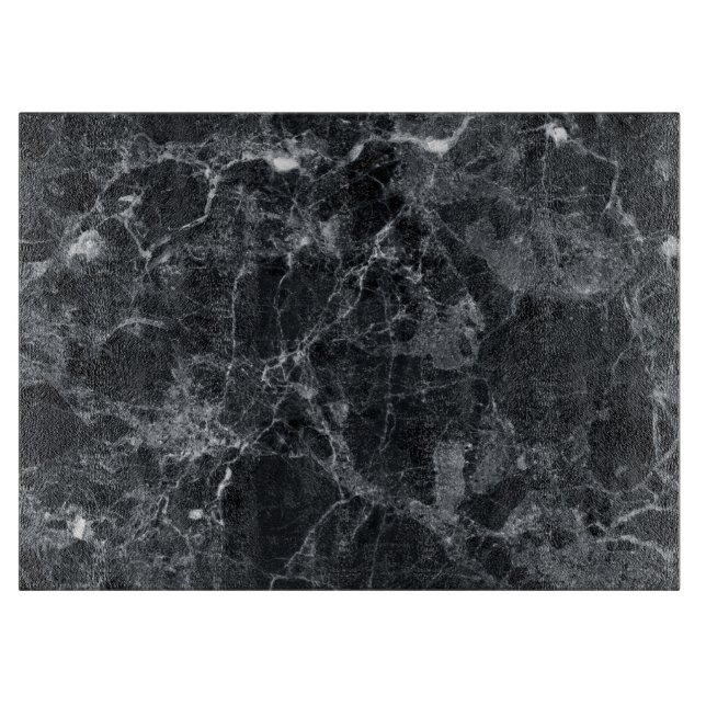 Schwarze Marmorbeschaffenheit Schneidebrett (Vorderseite)