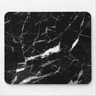 Schwarze Marmorfarbe Mousepad, Marmorfarbe Mousepad