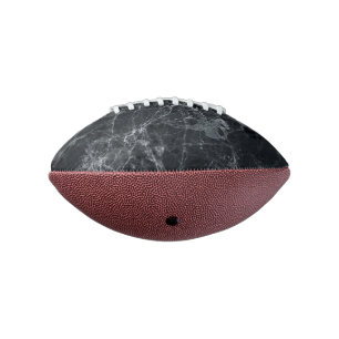 Schwarze Marmortextur Football