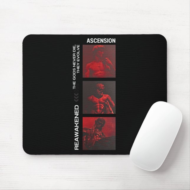 Schwarze Mauspad  (Mit Mouse)