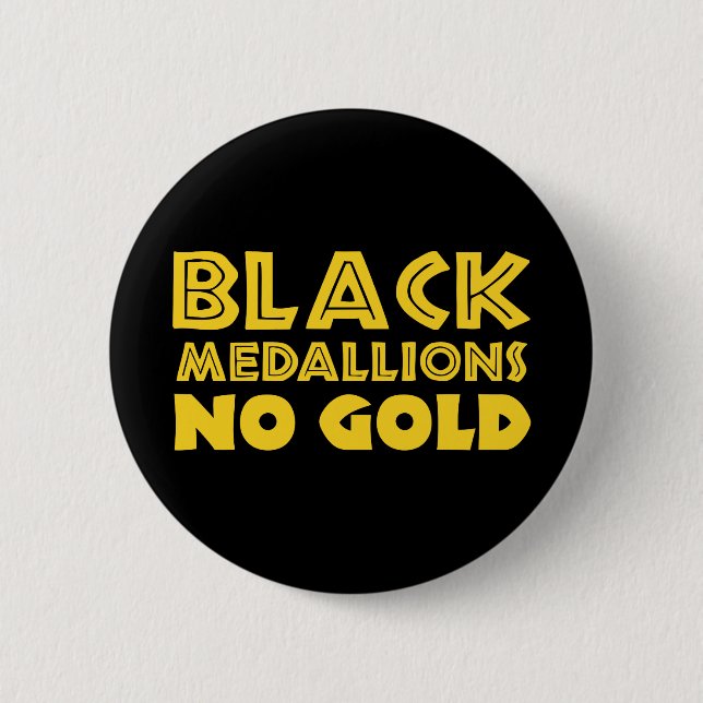 SCHWARZE MEDALLIONEN KEIN GOLD BUTTON (Vorderseite)