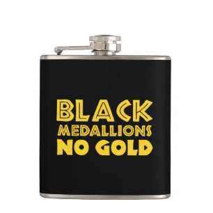 SCHWARZE MEDALLIONEN KEIN GOLD FLACHMANN