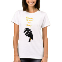 Schwarze Melanin und Honey-Shirt