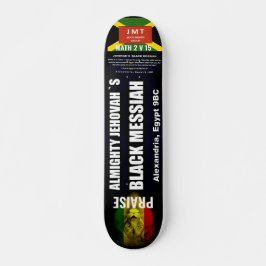 SCHWARZE MESSIAH Skateboard, 7¾ Zoll Deck Skateboard