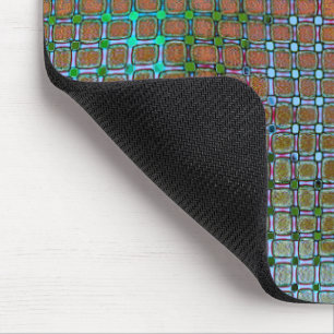 Schwarze Milzzle Flecken unter Gitter rustikal ant Mousepad