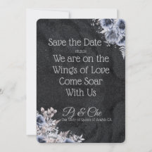 Schwarze Minimalistische Blumenhochzeit rettet das