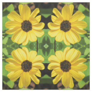Schwarze Mit Augen Susan Floral Fabrik Stoff