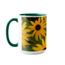 Schwarze Mit Augen Susan Zwei-Toner-Tasse