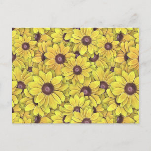 Schwarze Mit Augen Susans überall Postkarte