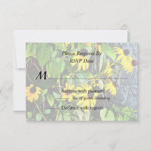 Schwarze Mit Augen Suspensionen von der Steinmauer RSVP Karte