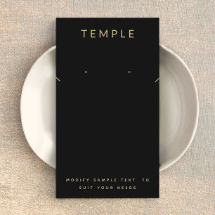 Schwarze, moderne Elegant mit Necklace Display