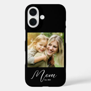 Schwarze Mom etablierte Skript Foto Case-Mate iPhone 16 Hülle