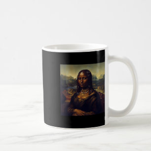 Schwarze Mona Lisa Afroamerikanischer Schwarzer Ge Kaffeetasse