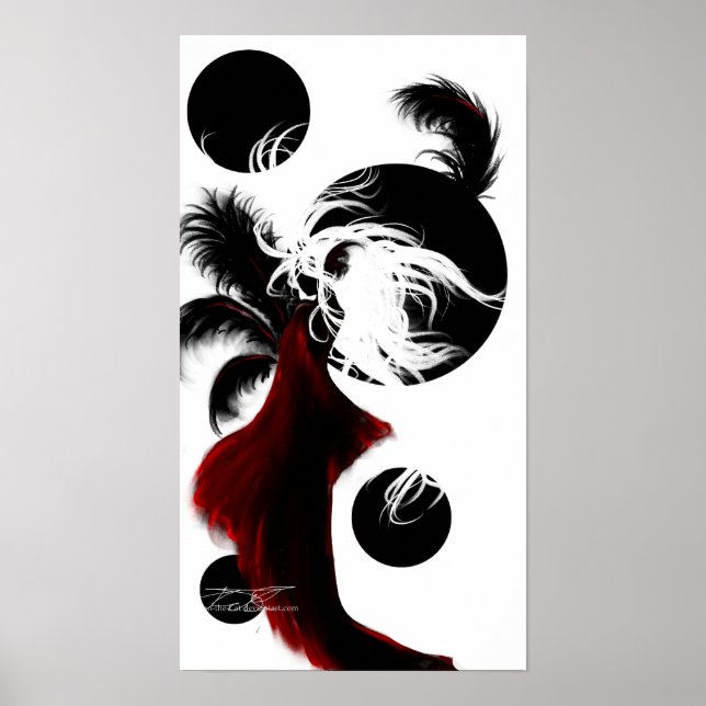 Schwarze Mönche Poster (Vorne)