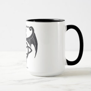 Schwarze Mond-Gesellschafts-loyale Tasse