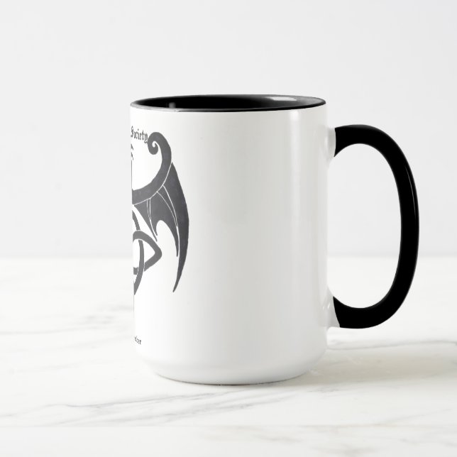 Schwarze Mond-Gesellschafts-loyale Tasse (Rechts)