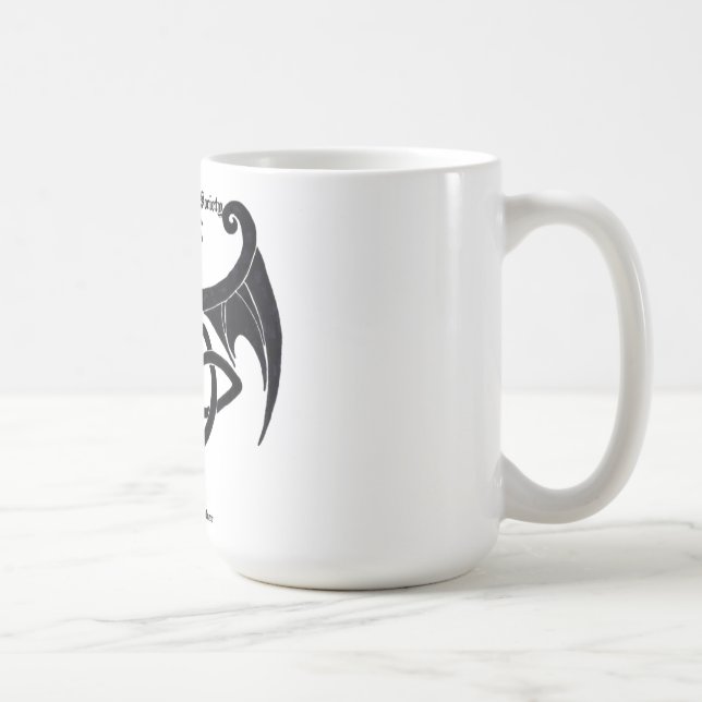 Schwarze Mond-Gesellschafts-loyale Tasse (Rechts)