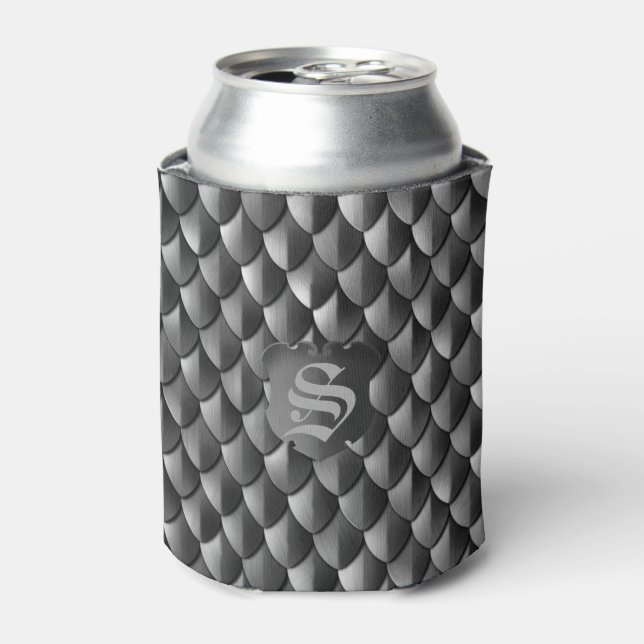 Schwarze Monogramm für das Rüstung eines Drachen Dosenkühler (Kanne Vorderseite)