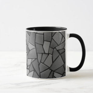 Schwarze Mosaik-Tasse Tasse
