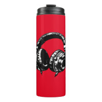 Schwarze Musik Kopfhörer DJ 