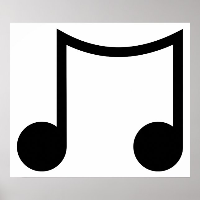 Schwarze Musik Poster (Vorne)