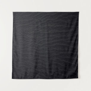 Schwarze Muster und Oberflächenstruktur Wandteppich
