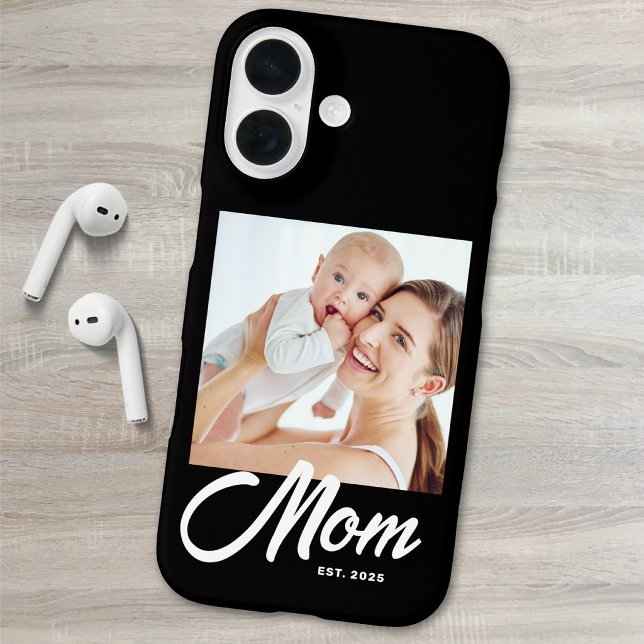 Schwarze Mutter etabliertes Skript Foto iPhone 16 Hülle (Von Creator hochgeladen)