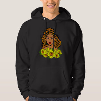 Schwarze Mutter Lehrerin Krankenschwester Gebildet Hoodie