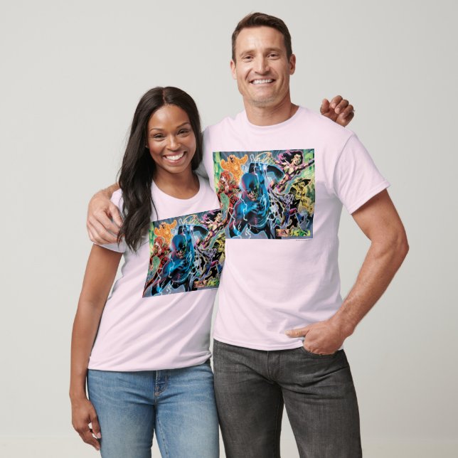 Schwarze Nacht - Comic T-Shirt (Unisex)