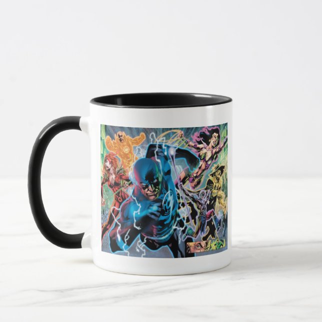 Schwarze Nacht - Comic Tasse (Links)