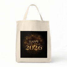 Schwarze Neujahrstasche aus Gold