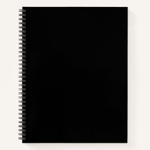 Schwarze Notizbuchblancen