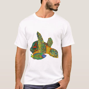 Schwarze Opal-Schildkröte T-Shirt