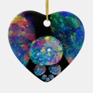 Schwarze Opale Extradinair Geschenke durch Sharles Keramik Ornament