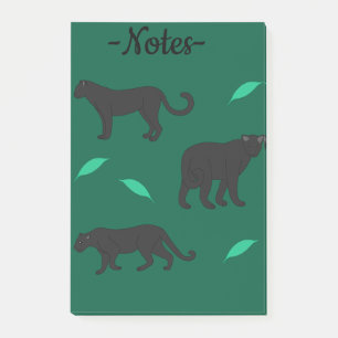 Schwarze Panther Post-it Klebezettel