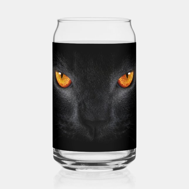 Schwarze Pantheraugen Dosenglas (Vorderseite)