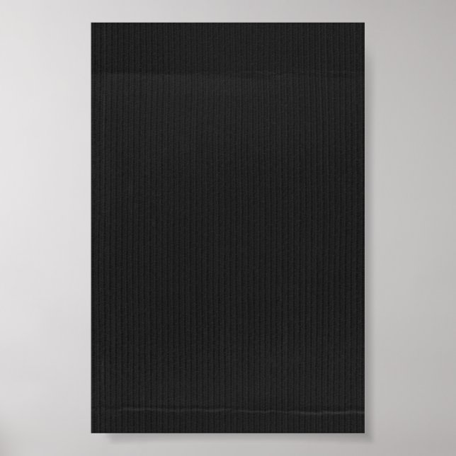 Schwarze Pappe - Texturierter Hintergrund Poster (Vorne)