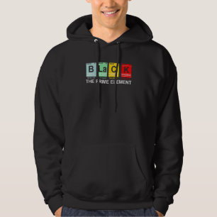 Schwarze Periodische Tabelle Das schwarze Element Hoodie
