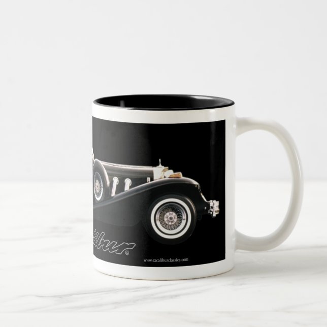 Schwarze Phaeton-Tasse Excalibur Reihen-IV Zweifarbige Tasse (Rechts)