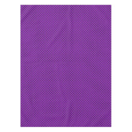 Schwarze Polka Dots auf Violet Lila Tischdecke
