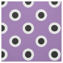 Schwarze Polka Punkte auf Lila