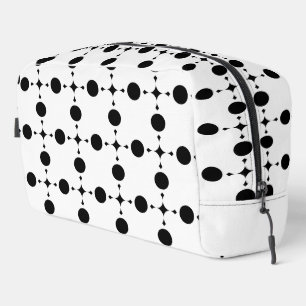 Schwarze Polka-Punkte, Polka-Dot-Muster, Punkte, g Waschbeutel