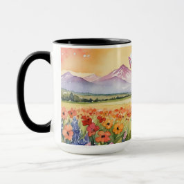 Schwarze Poodle-Tasse, individuell anpassbarer Son Tasse