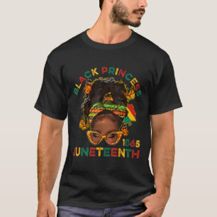 Schwarze Prinzen Juneteenth 1865 Geschichtsmonat M T-Shirt