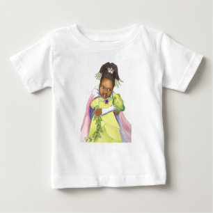 Schwarze Prinzessin u. das Baby T-shirt