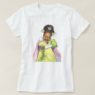 Schwarze Prinzessin u. der T - Shirt der