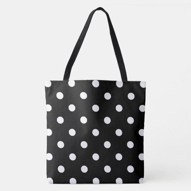 Schwarze Punkte Tasche (Vorderseite)