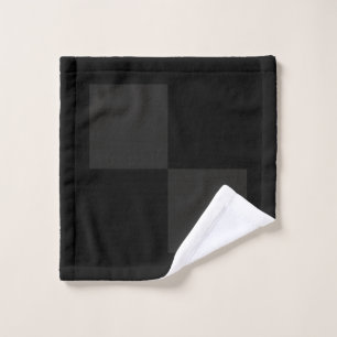 Schwarze Quadrate Waschlappen
